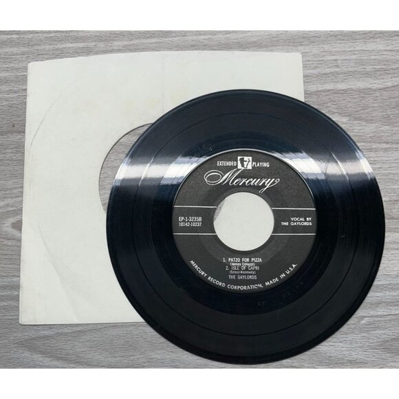 The Gaylords From the Vine Came the Grape 45 Vinyl EP 50s Pop Mercury 3235 - Picture 5 of 6
